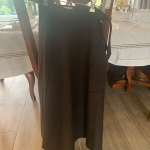 Elegant Black A-Line Women's Skirt